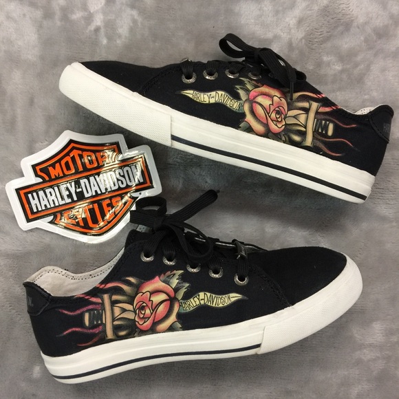 harley davidson converse tennis shoes